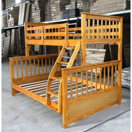 B180 Oak : Giường 3 Tầng Leo Thang - 1m2 / 1m6 B180 Oak : Giường 3 Tầng Leo Thang - 1m2 / 1m6